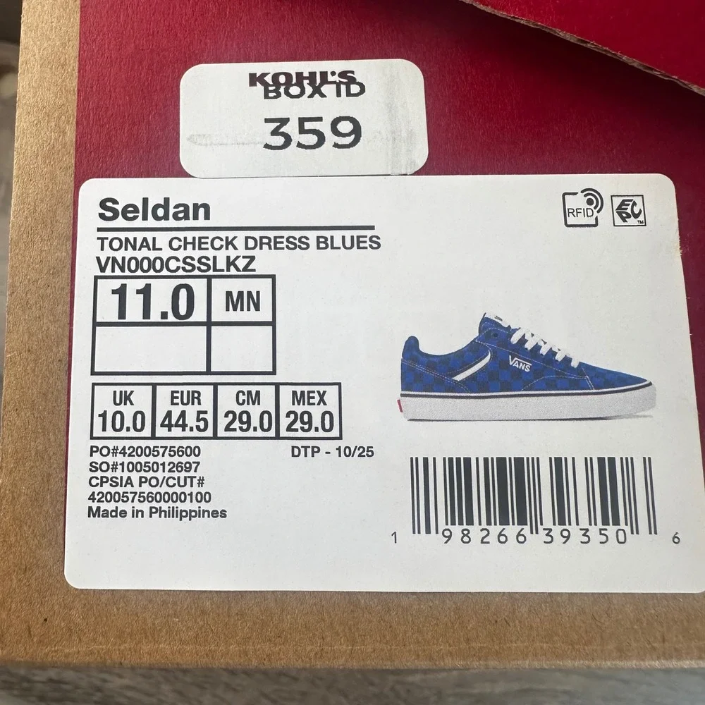 Vans seldan low